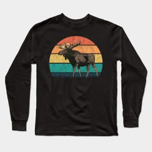 Male Moose - Bull Long Sleeve T-Shirt